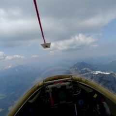 Flugwegposition um 09:39:21: Aufgenommen in der Nähe von Gemeinde St. Pankraz, Österreich in 2591 Meter